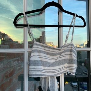 Forever 21 Tie back crop top